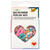 Buchstabenperlen Mix Pastell, 205 Teile inkl. 2x Gummiband & Aufbewahrungsbox