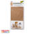 Papiertten natur, lebensmittelecht, 15 Stck - Papiertten, Natur, Blockboden, 120x210 mm