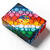 Pompons Mix Box Jumbo Glitter, 300g, ca. 730 Stück, Ø 1,5-4cm, farbig sortiert Bild 3