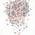 Mosaik-Glassteine Irisierend, 10x10mm, 300 Stck, ca. 250g, farbig sortiert Bild 3