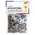 NEU Kunstharz Mosaiksteine Glitter-Mix, 45g, 5x5mm, 700 Stck, Grau - Grau