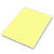 Color-Bastelkarton, Einzelbogen, 220 g/qm, 50x70 cm, Zitronengelb - Zitronengelb