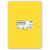 Tonpapier 130g/qm, DIN A3, 50er Pack, Zitronengelb