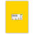 Tonpapier 130g/qm, DIN A3, 50er Pack, Bananengelb
