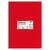Tonpapier 130g/qm, DIN A3, 50er Pack, Ziegelrot