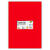 Tonpapier 130g/qm, DIN A3, 50er Pack, Hochrot