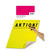 Plakatkarton 48x68cm, Leuchthellrot 10Stk - Plakatkarton, Leuchthellrot, 48x68 cm