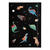 Sammelmappe mit Gummiband, A3, 1 Mappe, HOTFOIL SPACE DINOS / Weltraum Dinosaurier - Weltraum Dinos