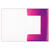 Sammelmappe mit Gummiband, DIN A3, 1 Mappe, Irisierend Pink Bild 3