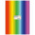 Fotokarton 300g/qm 50x70 cm, Regenbogen, 1 Bogen