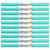 Krepppapier-Rollen, nassfest, 50 cm x 2,5 m, 10 Rollen, mint - Mint