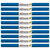 Krepppapier-Rollen, nassfest, 50 cm x 2,5 m, 10 Rollen, brillantblau - Brillantblau