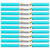 Krepppapier-Rollen, nassfest, 50 cm x 2,5 m, 10 Rollen, eisblau - Eisblau