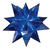 Bascetta-Stern Bastelset, 15x15cm, Blau Bild 2