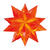 Bascetta-Stern Bastelset, 15x15cm, Orange Bild 2