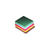 Faltbltter, 10x10 cm, 500 Stck, 10 Farben - 10x10 cm, 500 Stck