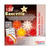 Faltbltter Bascetta-Stern Set, 7,5 x 7,5 cm, 4 Farben - Bunt