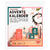 Adventskalender Bowtiful Christmas, 72 Teile inkl. 24 Beutel, Holzklammern & Sticker