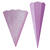 5er Pack Geschwister Schult�ten Rohlinge, 41cm, Glitter Violett - Violett