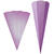 5er Pack Schult�ten Rohlinge, 68cm, Glitter Violett - Violett