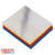 Faltbltter, aus Alufolie, 10x10 cm, 50 Stck