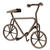 SALE Metall Fahrrad, rostig, 6,5x4x5,5cm - Mini Metall Farrad, rostig, 6,5 x 4 x 5,5 cm