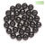 Glorex Holzperlen, lackiert, 6 mm, 118 St�ck, schwarz - Schwarz