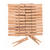 Glorex Wäscheklammern aus Holz, 7,2cm, 24 Stk. - Wäscheklammern, 7,2cm, 24 Stück