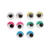 NEU Create it Easy Wackelaugen mit Wimpern, bunt sortiert, 10 mm, 10 Stck