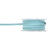 NEU Velour-Lederband-Rolle, 3 mm / 2 m, flach, trkis - Trkis