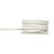 NEU Velour-Lederband-Rolle, 3 mm / 2 m, flach, beige - Beige