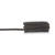NEU Velour-Lederband-Rolle, 3 mm / 2 m, flach, schwarz - Schwarz