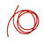 NEU Lederriemen / Lederband, Durchmesser 2mm, Lnge 1m, Rot - Rot