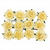Glorex Rschen mit Draht, 30mm, 12 Stk., Beige - Rosen, Beige, 3 cm