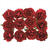 Glorex Rschen mit Draht, 40mm, 12 Stk., Rot - Rosen Rot, 4 cm