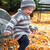 Strickgarn Baby color, Oeko-Tex Standard, 50g, 150m, Farbe 03, orange multicolor Bild 4
