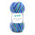 Strickgarn Lisa color, 100% Polyacryl, Oeko-Tex Standard, 50g, 133m, Farbe 15, mint-altrosa-karibikblau - 15, Mint-Altrosa-Karibikblau