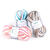 Strickgarn Lisa color, 100% Polyacryl, Oeko-Tex Standard, 50g, 133m, Farbe 02, pink-orange-gelb Bild 3