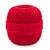 Hkel-und Strickgarn 10, 100% Baumwolle, Oeko-Tex-Standard, 50g, 280m, Farbe 17, Karminrot - Karminrot