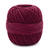 Hkel-und Strickgarn 10, 100% Baumwolle, Oeko-Tex-Standard, 50g, 280m, Farbe 18, Weinrot - Weinrot