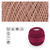Hkel-und Strickgarn 10, 100% Baumwolle, Oeko-Tex-Standard, 50g, 280m, Farbe 19, Rehbraun