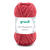 Strickgarn Lisa Jeans, 100% Polyacryl, Oeko-Tex Standard, 50g, 133m, Farbe 03, orientrot meliert