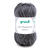 Strickgarn Lisa Jeans, 100% Polyacryl, Oeko-Tex Standard, 50g, 133m, Farbe 08, schiefergrau meliert - Schiefergrau