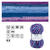 Strumpfwolle Hot Socks color, 75% Schurwolle, 25% Polyamid, Oeko-Tex Standard, 50g, 210m, Farbe 406, violet