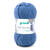 Strumpfwolle Hot Socks uni 50, 75% Schurwolle, 25% Polyamid, Oeko-Tex Standard, 50g, 210m, Farbe 11, jeansblau - Jeansblau (11)