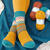 Strumpfwolle Hot Socks uni 50, 75% Schurwolle, 25% Polyamid, Oeko-Tex Standard, 50g, 210m, Farbe 02, grau Bild 3