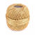 Hkel- und Strickgarn Glitter uni, 90,5 % Viskose und 9,5 % Polyester, 25g, 110m, Farbe 8201, Gold - Gold