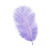 Straussenfeder, 20 cm, 2 Stck, Lavendel