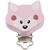 SALE Schnulli-Ketten-Clip Fuchs, 37x11,5mm, Ros, 1 Stk. - Clip Fuchs Ros