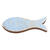 NEU Holz-Fische, 6 cm, Box mit 5 Stck, hellblau